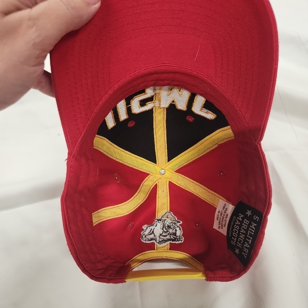 USMC Operation Shockwave red baseball cap new with tags United States Marine C - Picture 7 of 9